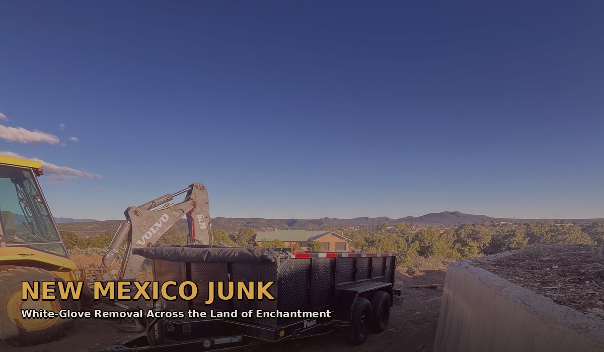 Premium junk removal service in New Mexico — white glove estate cleanout and furniture hauling
